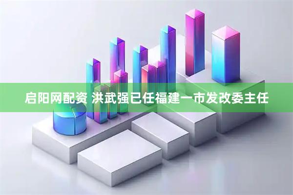 启阳网配资 洪武强已任福建一市发改委主任